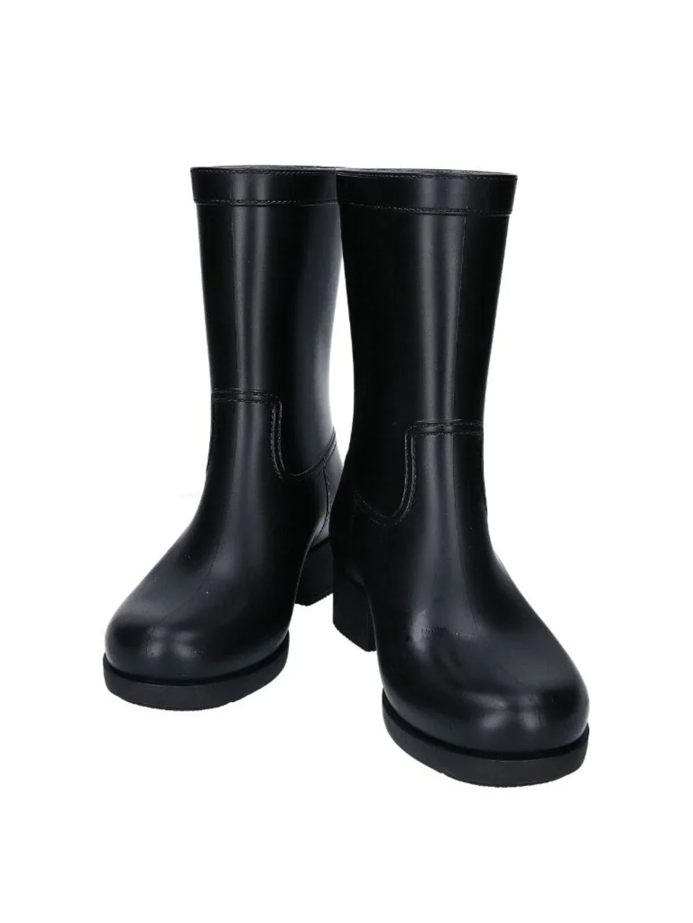 Prada Triangle Logo Rain Boots